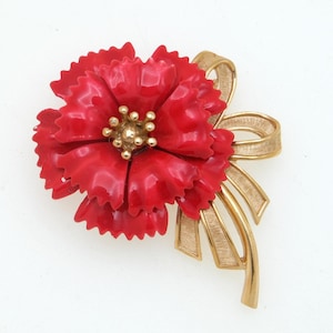 Trifari flower brooch - Etsy 日本