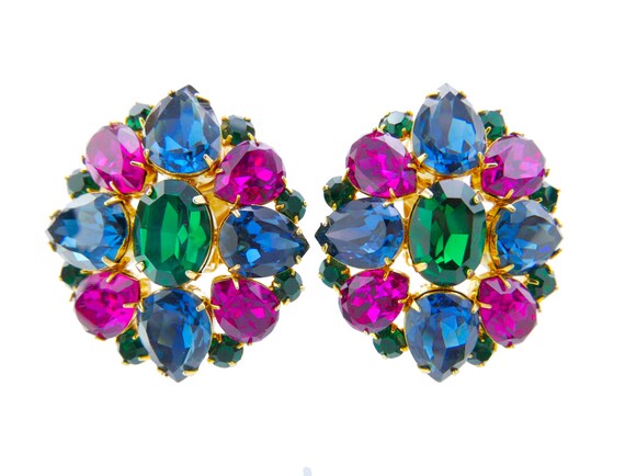 Huge Statement Vintage 1980s Marie Ferra Jewel ton