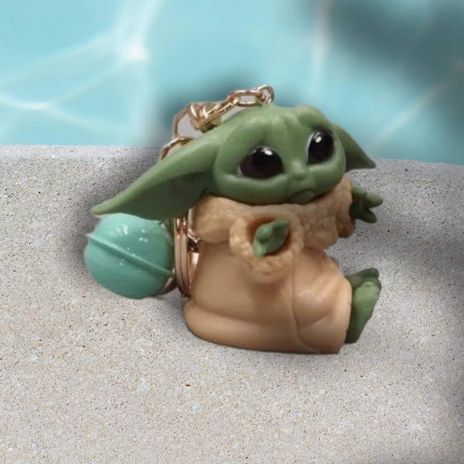 Baby Yoda Keychain Etsy