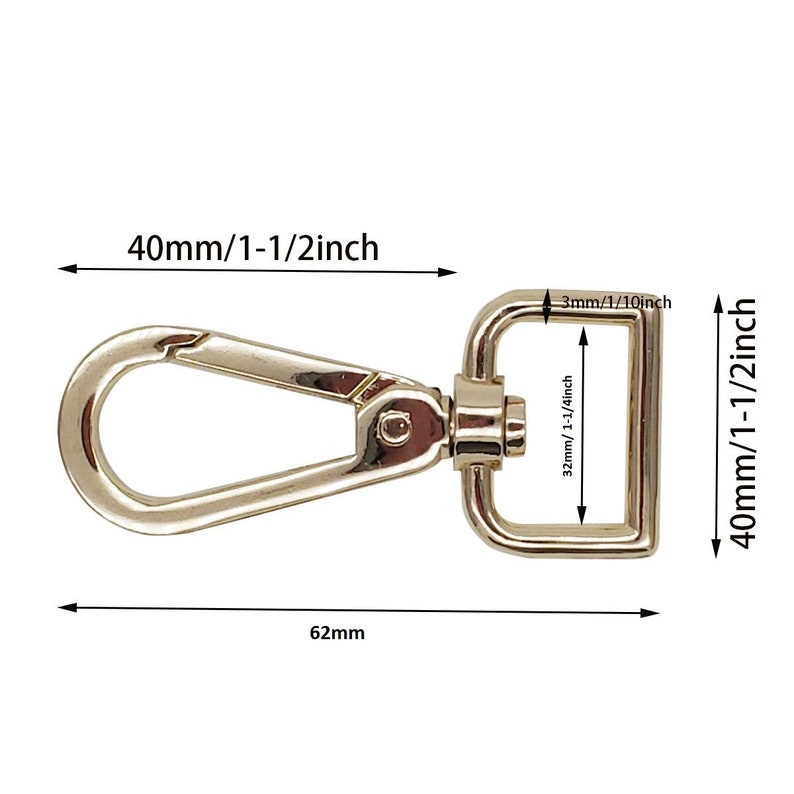 6x Metal swivel snap hooks Dog leash hardware swivel clasp Etsy