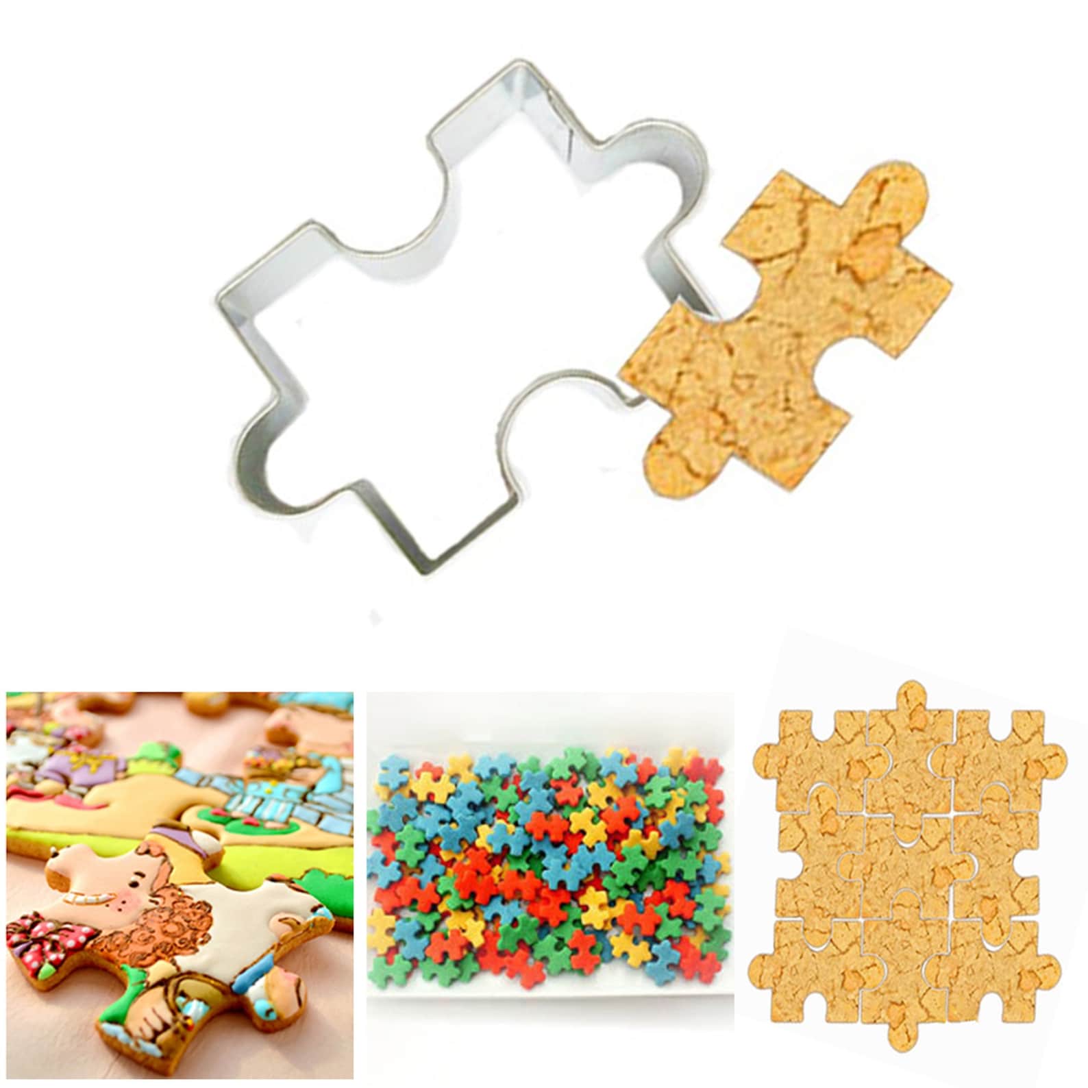 Puzzle Piece Cookie Cutter Etsy