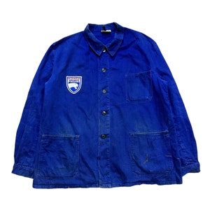 vintage 80s marquardt schulz worker jacket uncoln mercury sports