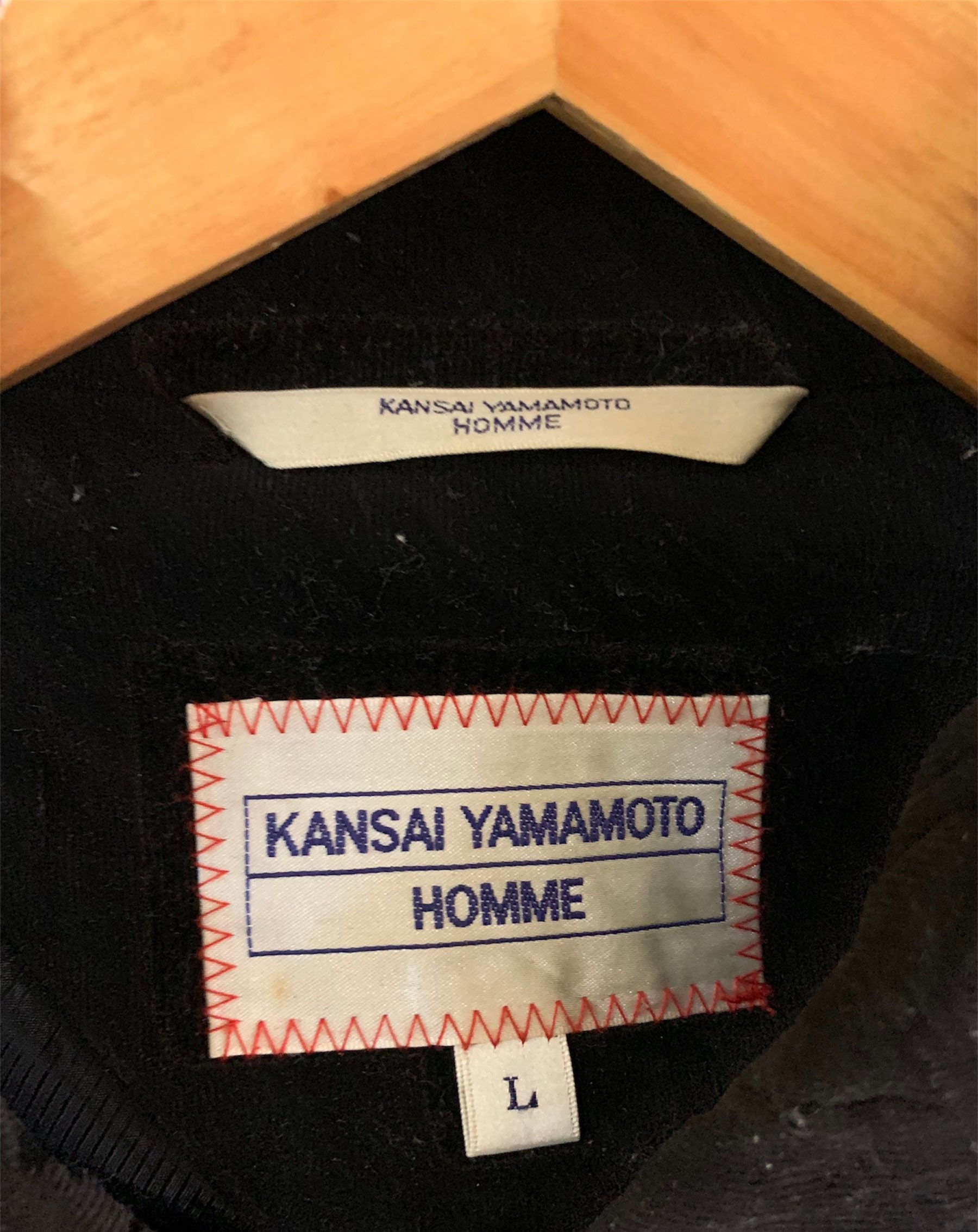 Vintage 90s kansai yamamoto homme velvet jacket full zip chore | Etsy