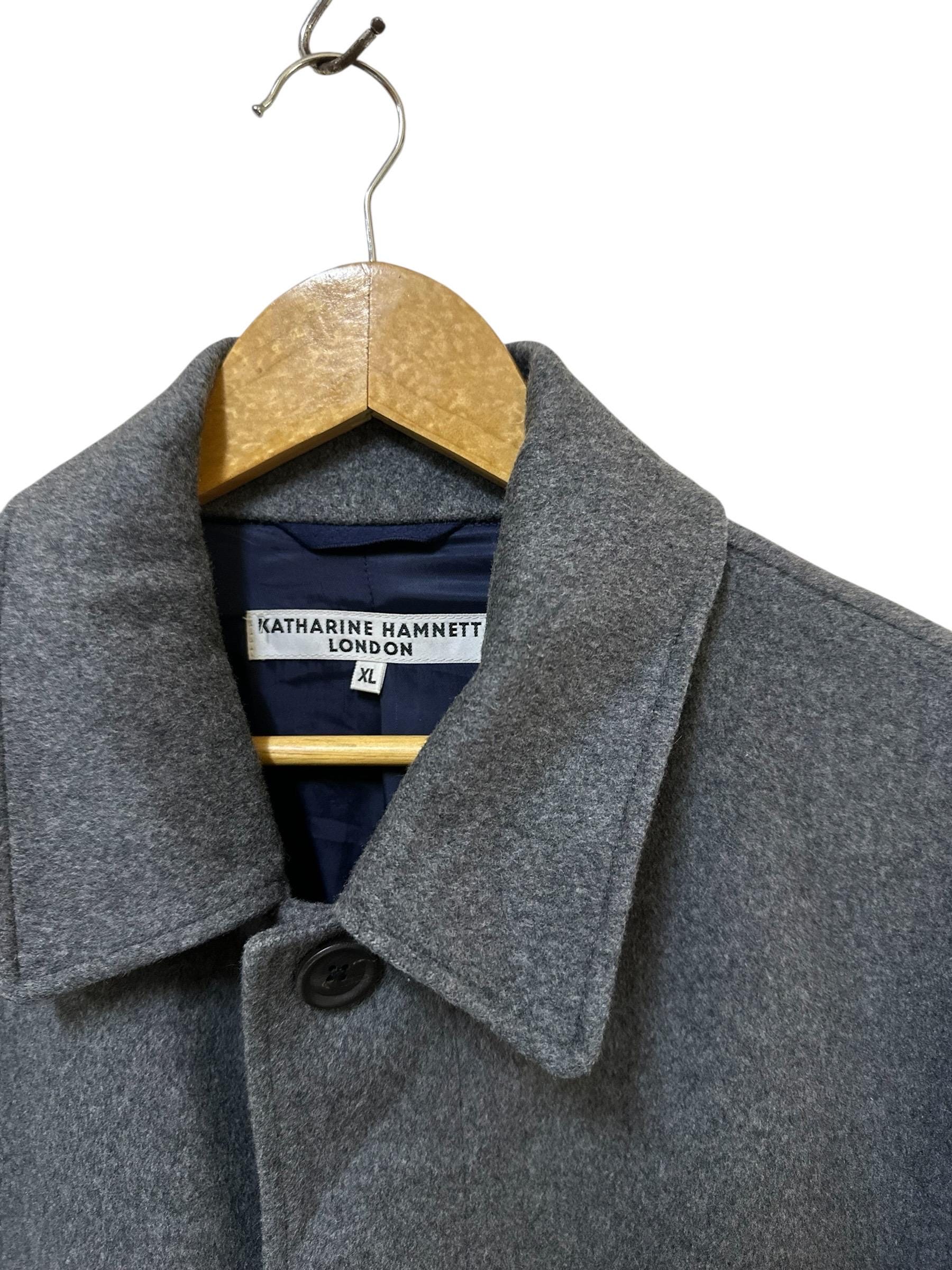 Vintage 90s Katharine Hamnett London Long Coat Wool Jacket - Etsy