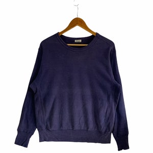 vintage 90s journal standard plain sweatshirt jumper pullover nicely faded sweatshirt japanese brand fashion
