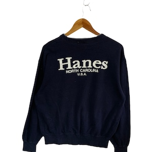 vintage 90s hanes sweatshirt big logo hanes jumper pullover crewneck