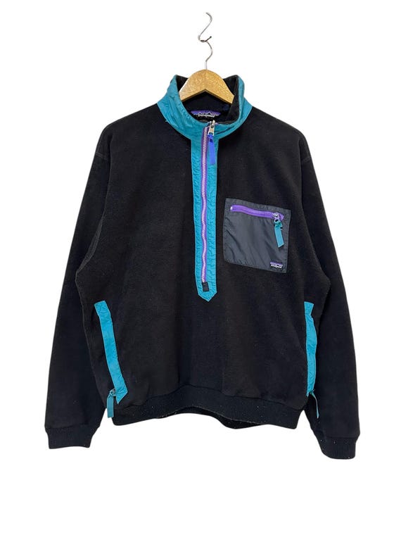 Buy Vintage 90s Patagonia Fleece Sweatshirt Half Zip Jumper