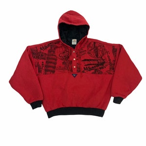 vintage 90s ellesse hoodie big logo jumper pullover vintage italia medium size centre logo ellesse italy