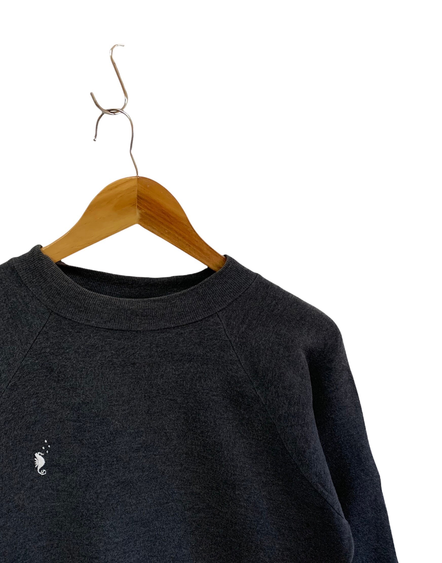 Vintage Fukuzo Sweatshirt Small Embroidery Logo Jumper Pullover 