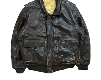 た*ど様 90s vintage A-2type leatherflight j た*ど様 90s vintage A-2type leatherflight j Original Rare