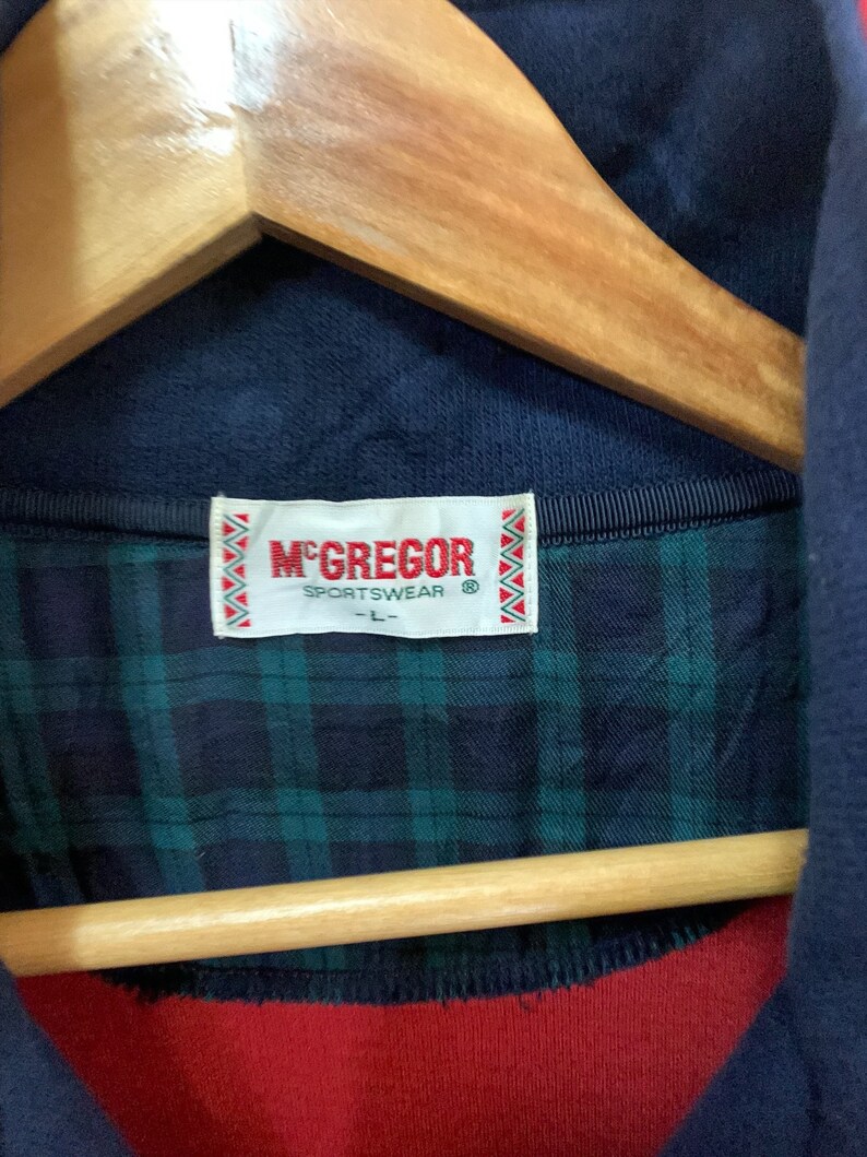 80'S McGREGOR Sweatshirt Full Zip Hoodie Men's Size L Vintage /eaa498053