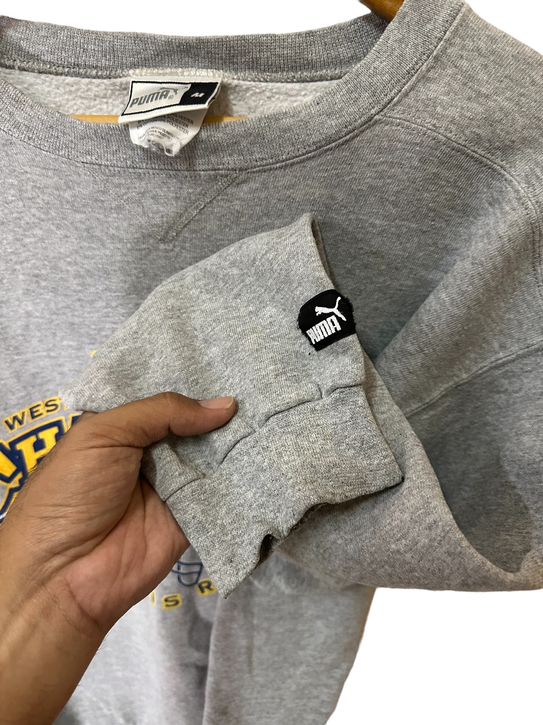 3XL相当・90s・プーマ・NFL・セントルイスラムズ・ビッグ刺繍・スウェット 3XL相当・90s・プーマ・NFL・セントルイスラムズ・ビッグ刺繍