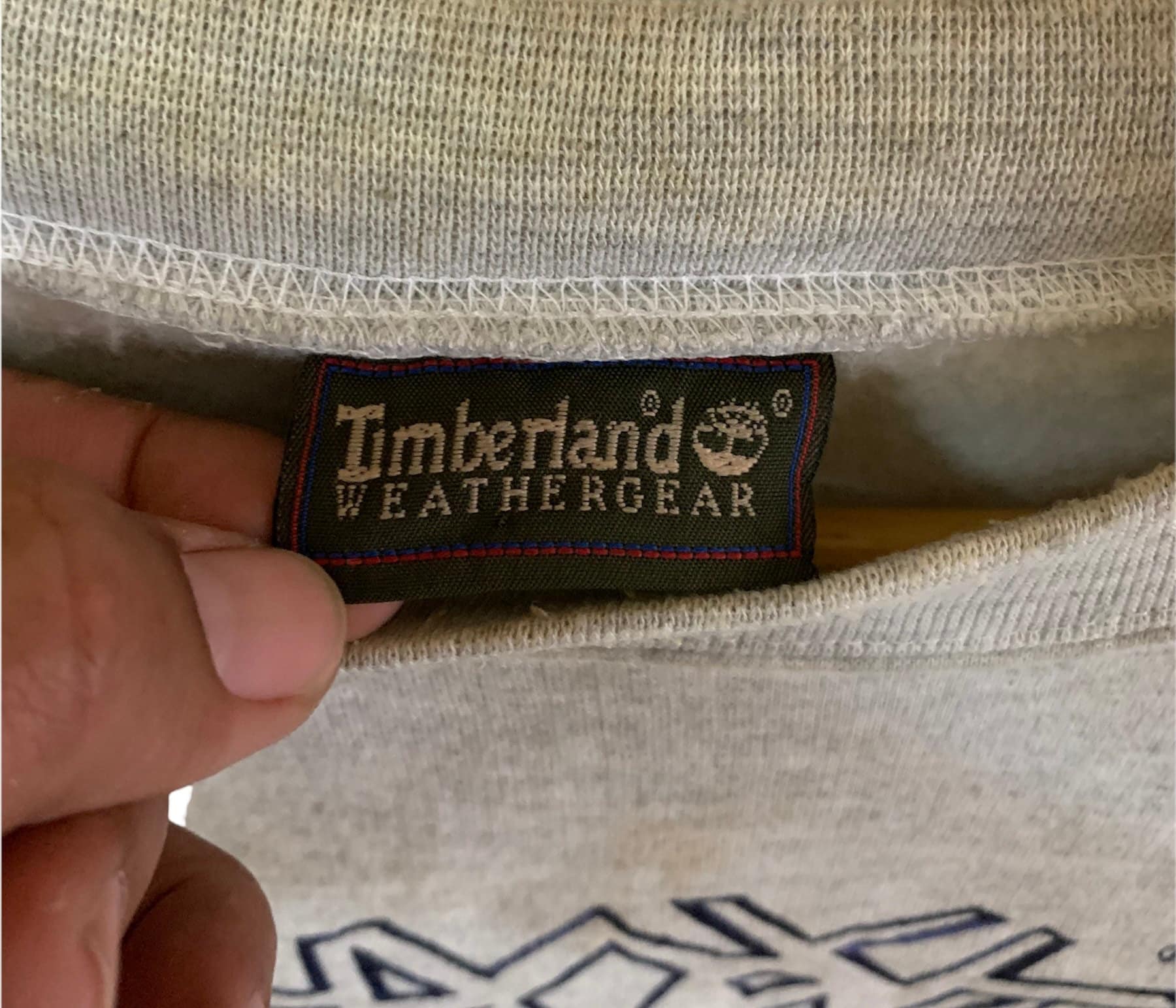 POST JUNK / 90's TIMBERLAND 刺繍ロゴ スウェット [About L]