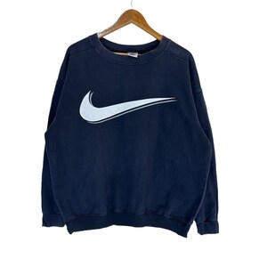 vintage 90s nike swoosh sweatshirt jumper pullover