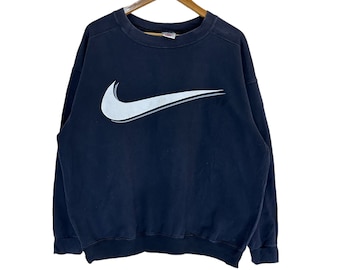 vintage 90er jahre nike swoosh sweatshirt pullover