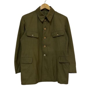ジャケット・アウター 40-50s Japanese vintage wool jacket Vintage Japanese 40's Cotton Wool Jacket #2550 - Etsy