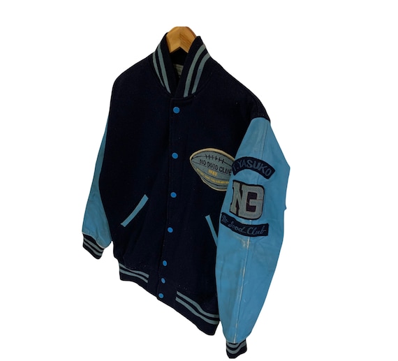 Vintage 90s Japan Varsity Jacket Vintage High School Fashion