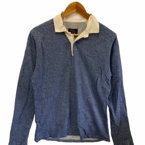 vintage 90s woolrich made in usa collar long sleeves polo rugby woolrich woolen