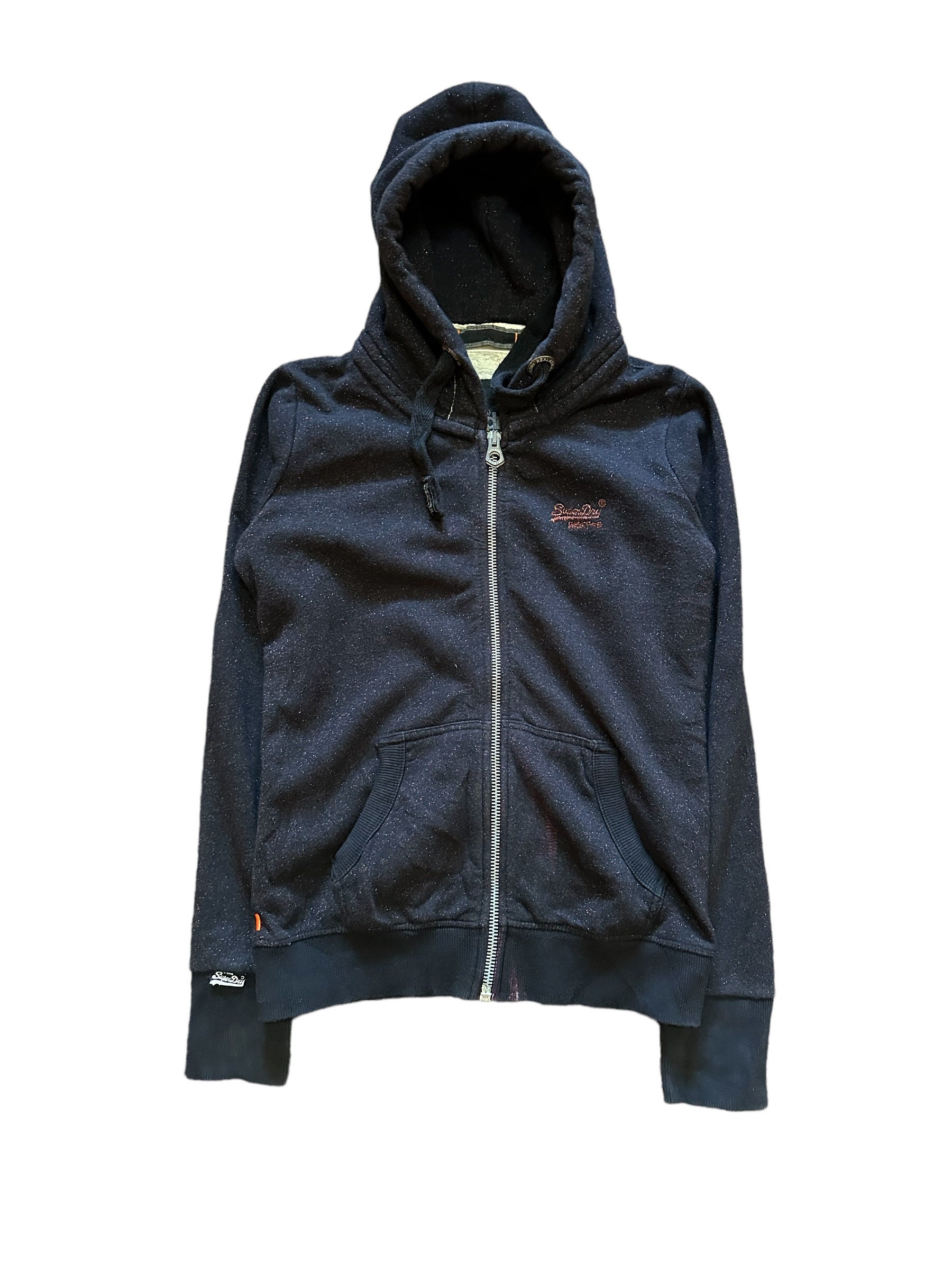 Superdry orange label winter zip 2025 hoodie