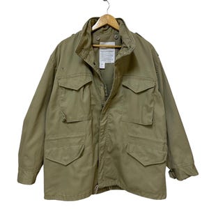 vintage 80s corinth MFG cold weather coat field jacket made in usa