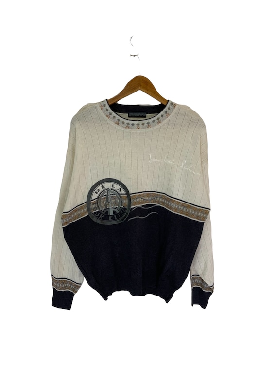 vintage 90s jean louis scherrer sweatshirt jumper… - image 1