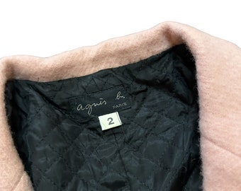 Vintage 90s Agnes B Wool Jacket Women Pink Japan - Etsy