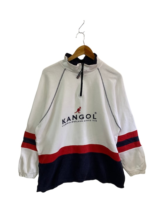 Vintage 90s Kangol England Sweatshirt Big Logo Jumper  display picture 1
