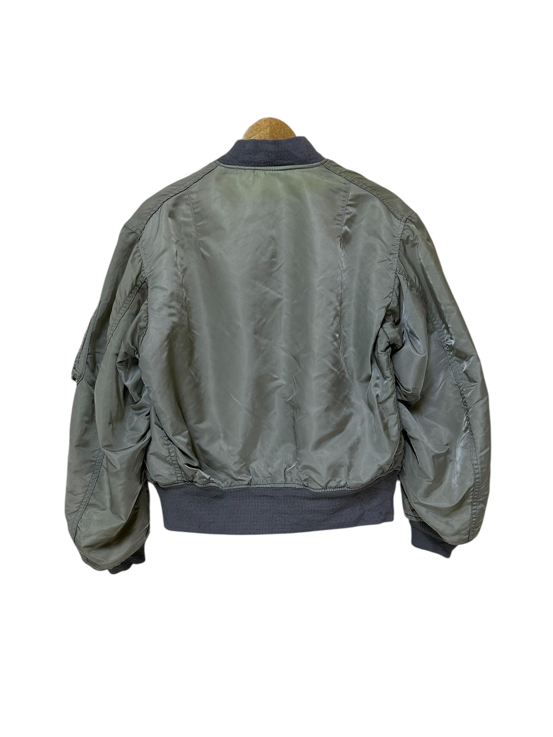 Vintage 80s Alpha Bomber Jacket Flight Jacket Made in Usa Ideal
