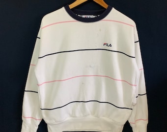 vintage 90s fila sweatshirt small logo womens sweatshirt jumper pullover cute sweatshirt