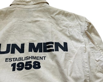 Vintage 90s Jun Men Bomber Jacket Full Zipper - Etsy