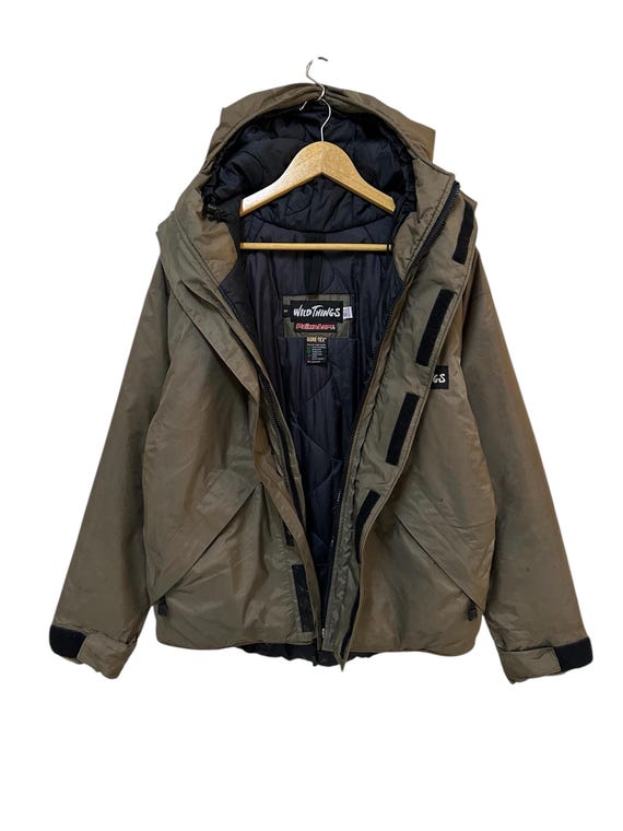 Vintage Wild Things Hoodie Gore Tex Gs Jacket Primaloft Made in