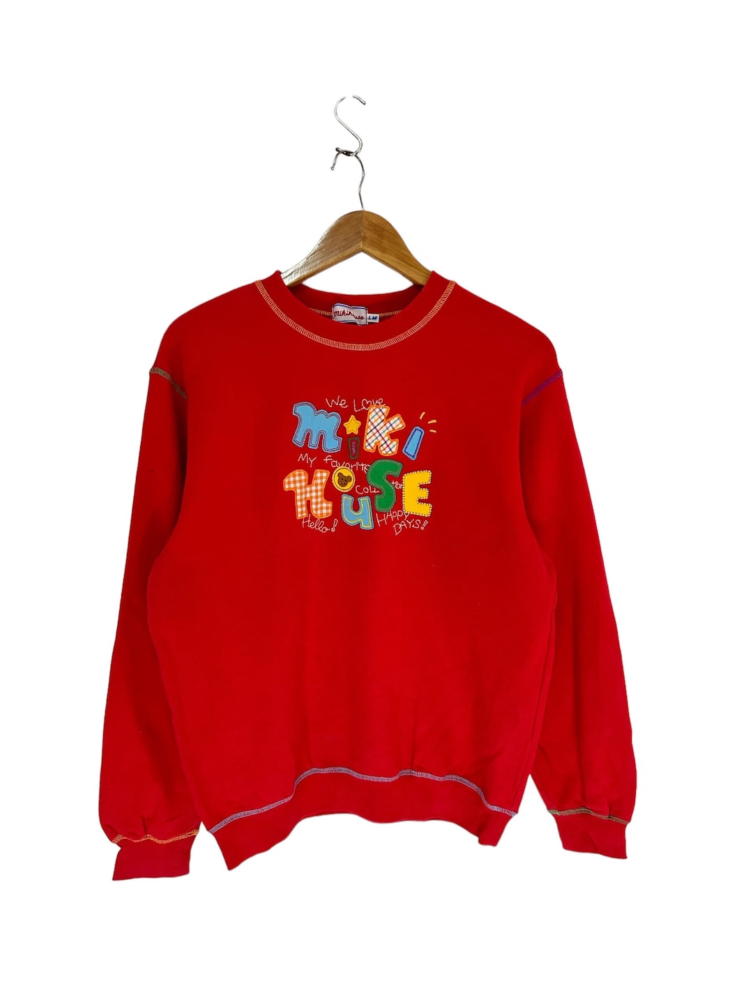 Vintage 90s Miki House Sweatshirt Jumper Pullover Like New Never