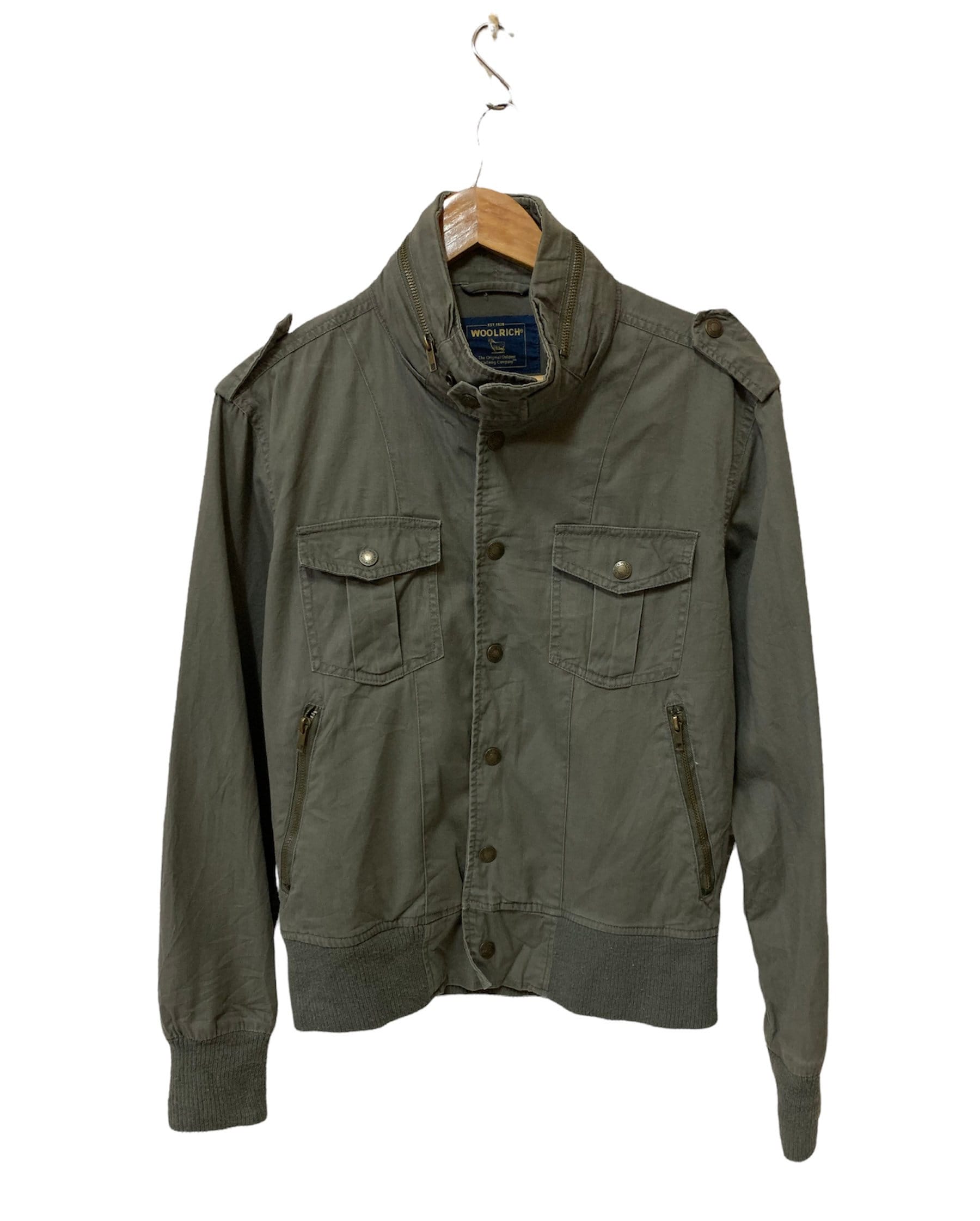ジャケット・アウター 00s WOOLRICH half moon pocket wool JKT