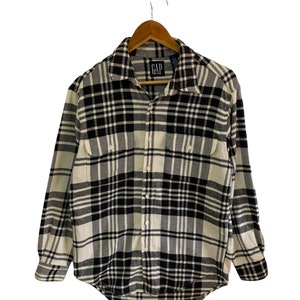 vintage gap flannel button ups small size made in portugal
