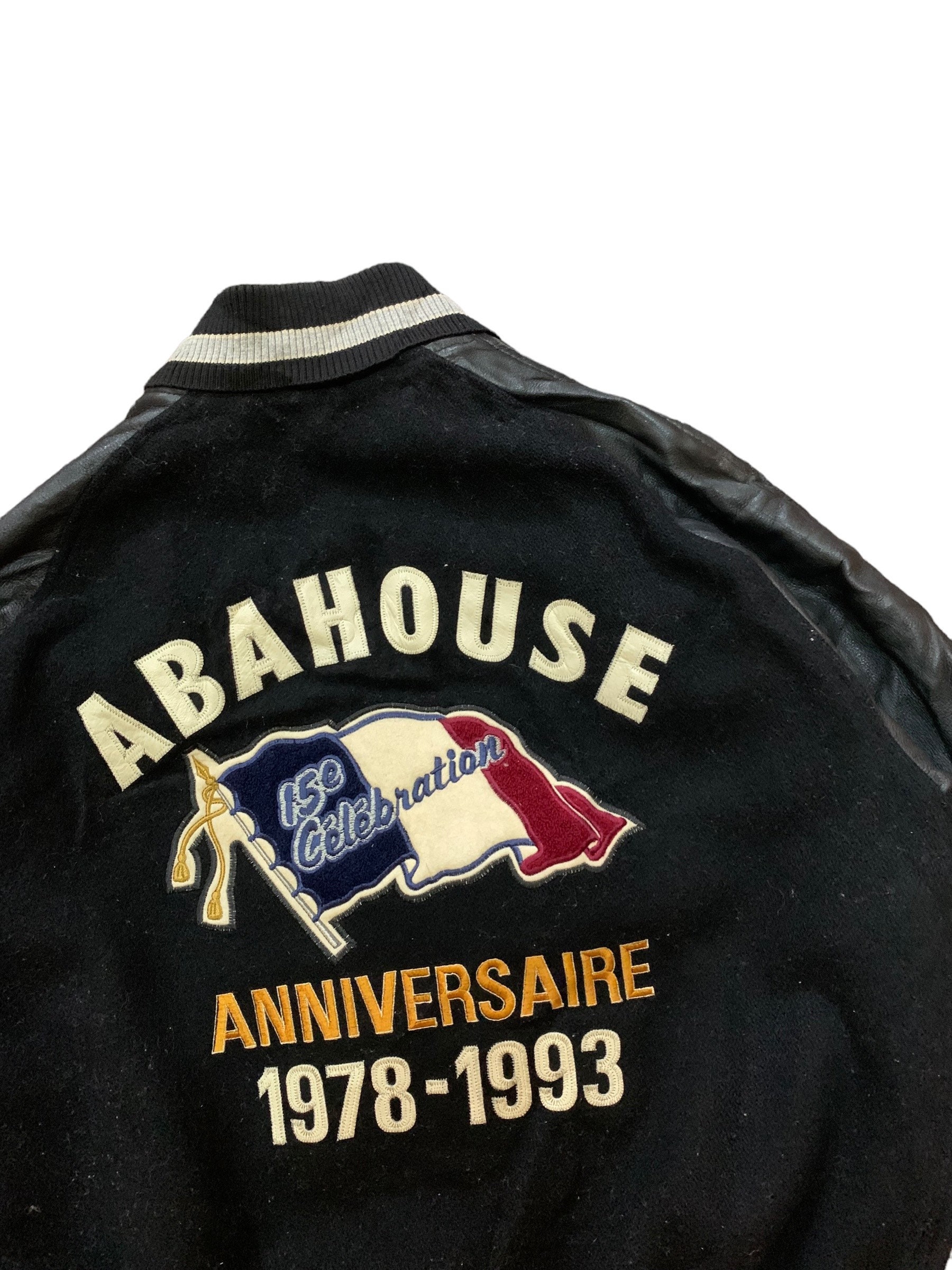 Vintage 90s Abahouse Varsity Jacket Anniversary Big Logo Vintage 90s Abahouse Varsity Jacket Anniversary Big Logo