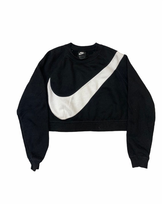 Nike Swoosh Sweatshirt Croptop Women Sweatshirt Small Size Jumper