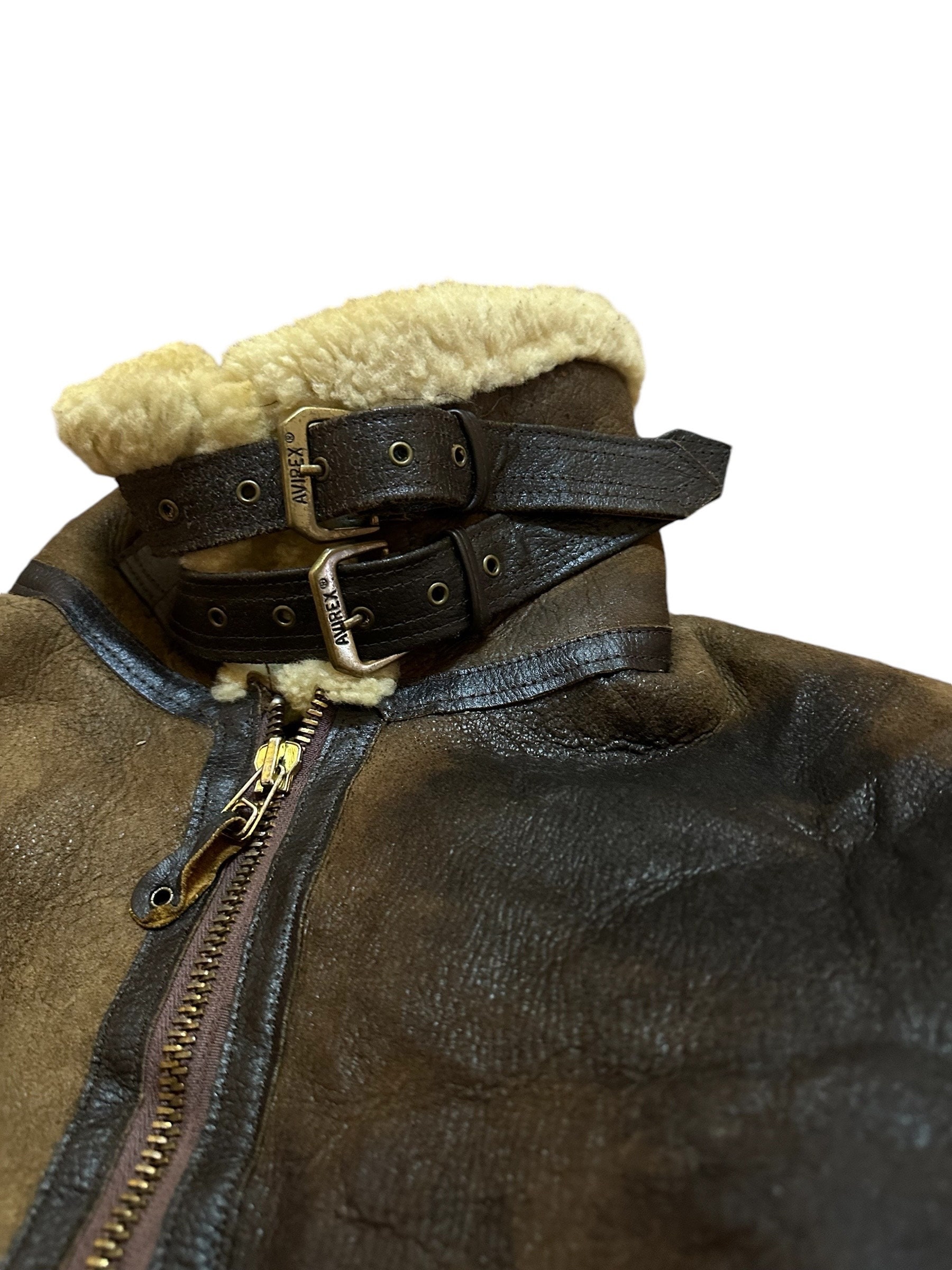 Vintage 90s Avirex Usa B3 Sheepskin Jacket Aviator Jacket Vintage 90s Avirex Usa B3 Sheepskin Jacket Aviator Jacket