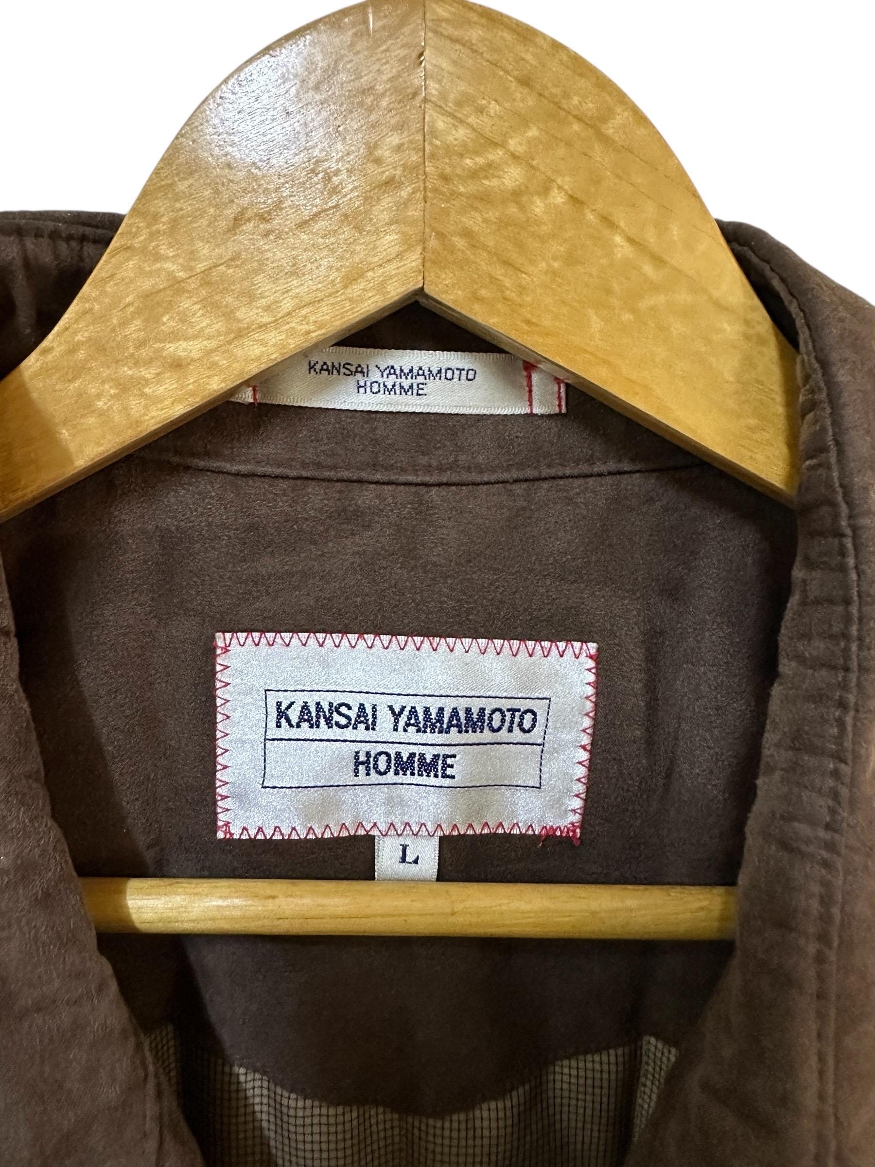 Vintage 90s Kansai Yamamoto Homme Velvet Jacket Full Zipper Large