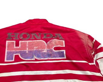Vintage Honda Racing Jacket Hrc Motorsports Jacket - Etsy