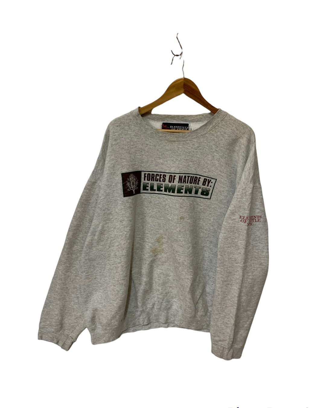 Vintage 90s Elements of Style New York City Sweatshirt - Etsy