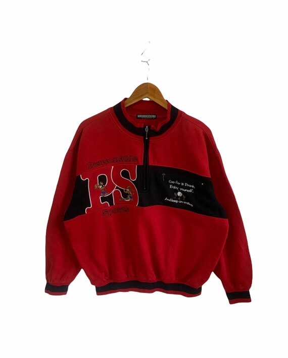 Red outlet sports jumper