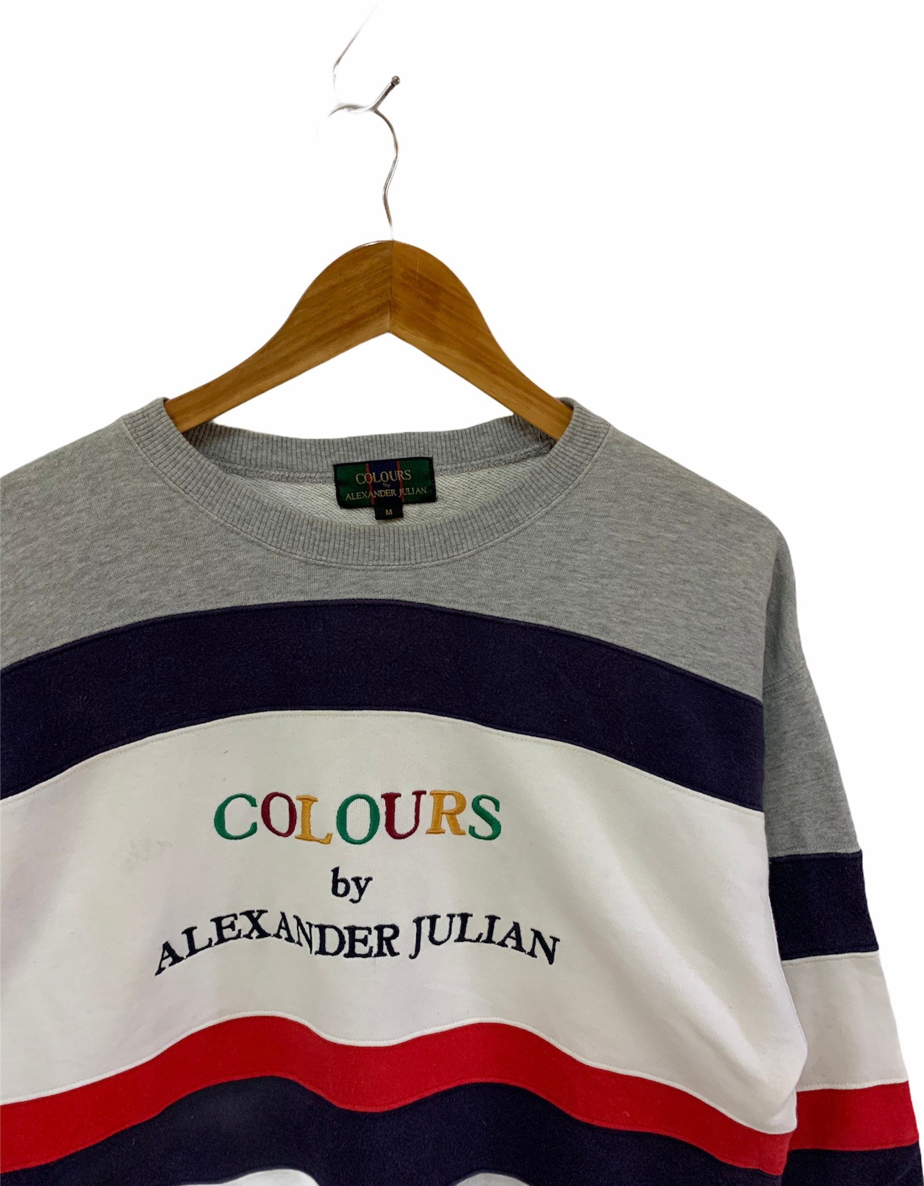 Vintage 90s Colours by Alexander Julian Rainbow Spellout
