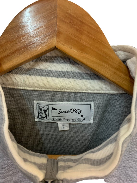 vintage PGA TOUR golf sweatshirt half zip jumper … - image 3