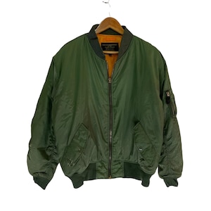 Bomber Light Jacket Ma-1 Style Flowery Sweater Medium Size