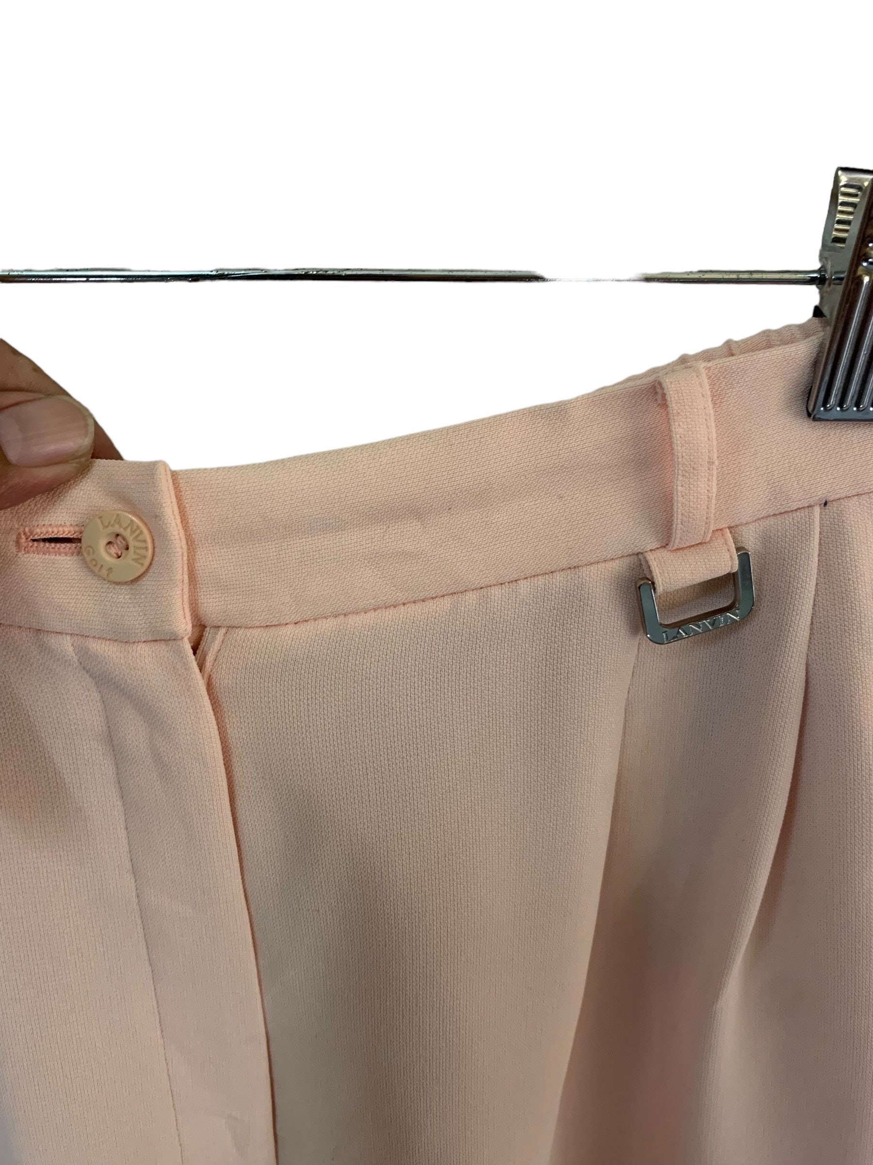 90s〜 LANVIN PARIS flare slacks Vintage 90s Lanvin Women Pants Slacks Pink Japan - Etsy