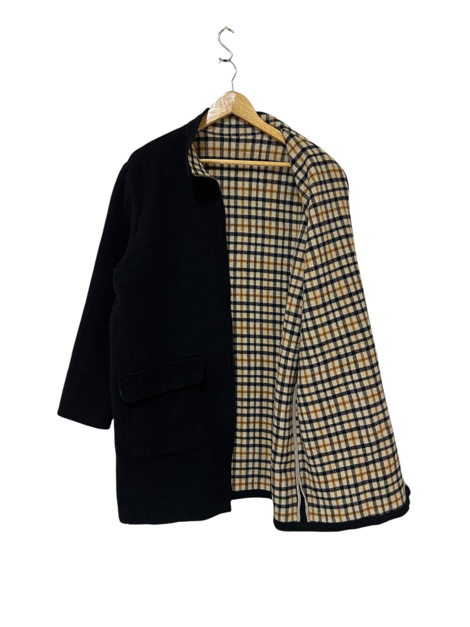 Vintage 90s Daks London Wool Jacket Checkered - Etsy Canada