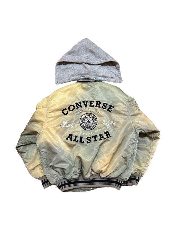 Vintage 90s Converse All Stars Bomber Jacket Flight Jacket Bomber - Etsy Vintage 90s Converse All Stars Bomber Jacket Flight Jacket Bomber - Etsy