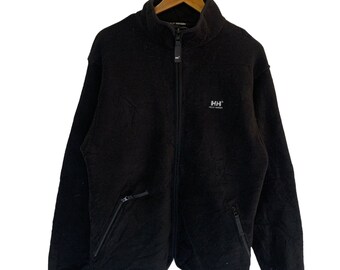 Chaqueta de invierno vintage de forro polar con logo pequeño de Helly Hansen