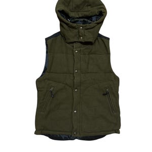 Vintage Cabane de Zucca japanische Marke Kugelfisch Weste Hoodie verstellbare seltene Mode durchgehender Reißverschluss Druckknopfjacke