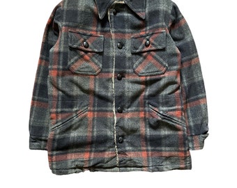 【70s】McGREGOR Wool Harrington Jacket Vintage Mcgregor Harrington Jacket M Size Darkbrown Colour